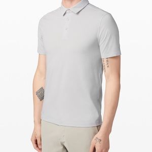 Lululemon Athletica NWT Light Gray Evolution Polo